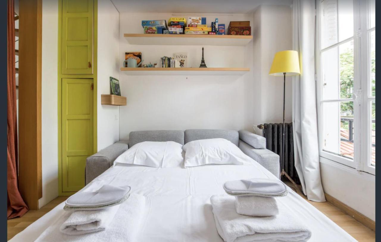 Petit appartement lumineux et atypique à Paris 14. Extérieur photo